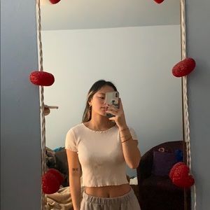 brandy melville white top